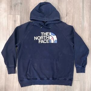 The North Face Women’s Navy Blue Logo Crewneck Hoodie